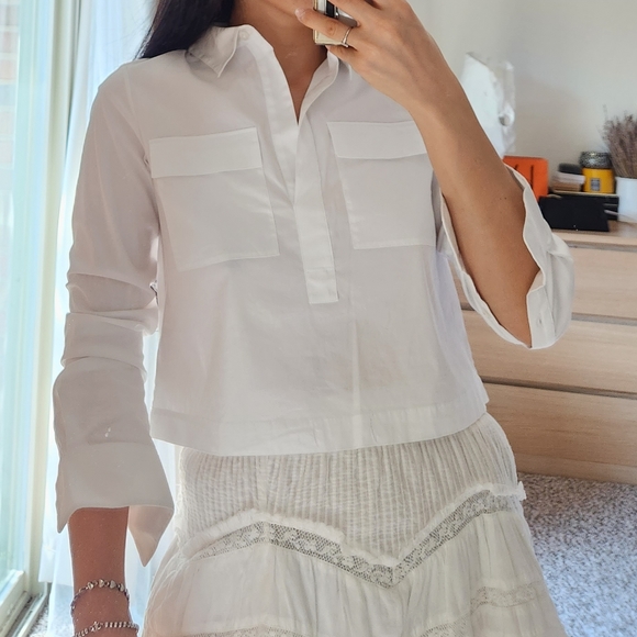 Theory cropped shirt - Picture 4 of 10